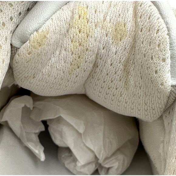 NWD FootJoy GreenJoys Womens Size 6 White Leather Golf Shoes Cleats Lace Up - Picture 11 of 11